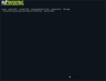 Tablet Screenshot of pmconsulting.biz